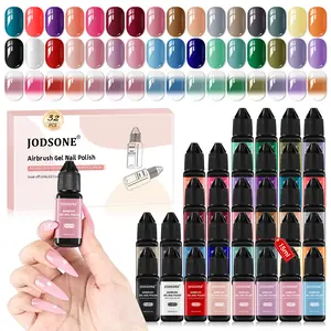 JODSONE 32 Colors Airbrush Gel Nail Polish - No Dilution, Full Coverage & High Saturation, Perfect for Home Salon | Christmas Gift JODSONE 32 Colors Airbrush Gel Nail Polish - No Dilution, Full Coverage & High Saturation, Perfect for Home Salon | Christmas Gift