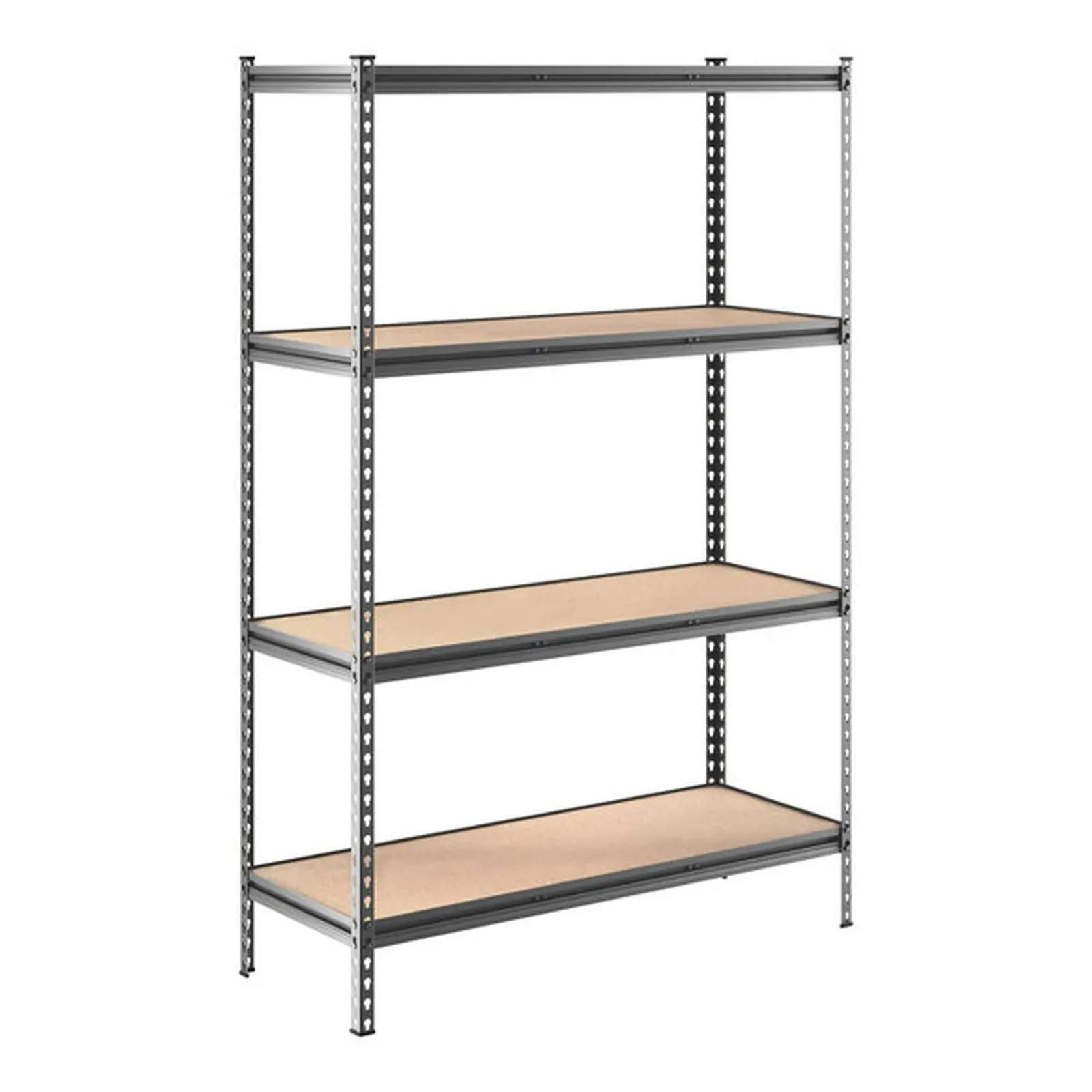 Lavex 24 x 48 Black Particle Board Shelves 5- Shelf Boltless Shelving 5/ Case WS-257b184872z4pbk