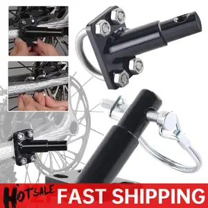 1/2pcs Bike Trailer Hitch Coupler Quick Release Bicycle Trailer Hitch Coupler Stroller Cargo Trailer Attachment Bike Accessories