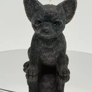Chihuahua-Shaped Decor Candle, Unique Home Decor Item for Pet Lovers