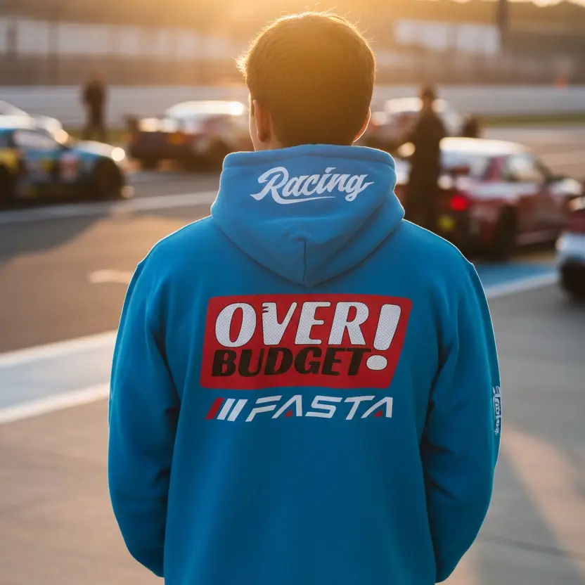 OVERBUDGET FASTA TURQUOISE HOODIE
