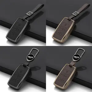 For Land Rover A-Series Smart Key Cover | For Discovery 5, Range Rover Sport, Velar, Evoque (2018-Up) | Metal Frame & Full Protection | Car Key Holder, Key Fob Protector, Car Key Accessory