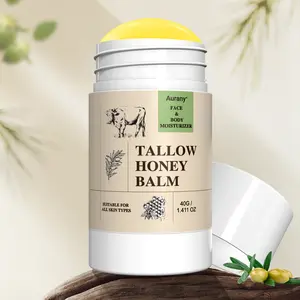 Tallow Honey Balm, Beef Tallow For Skin, Skincare Product For Autumn And Winter, Suitable For All Skin Types. Moisturizing And Nourishing, With A Lightweight Texture And A Non Greasy Formula. It Is Suitable For Giving Parents(Christmas And Thanksgiving Ho