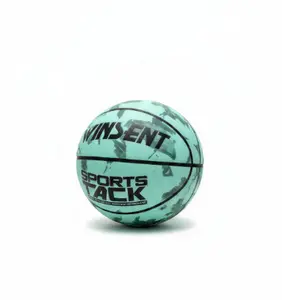 Customizable Message Basketball, Camo Print, All-Weather Use Sports Ball for Outdoor Ball Sports