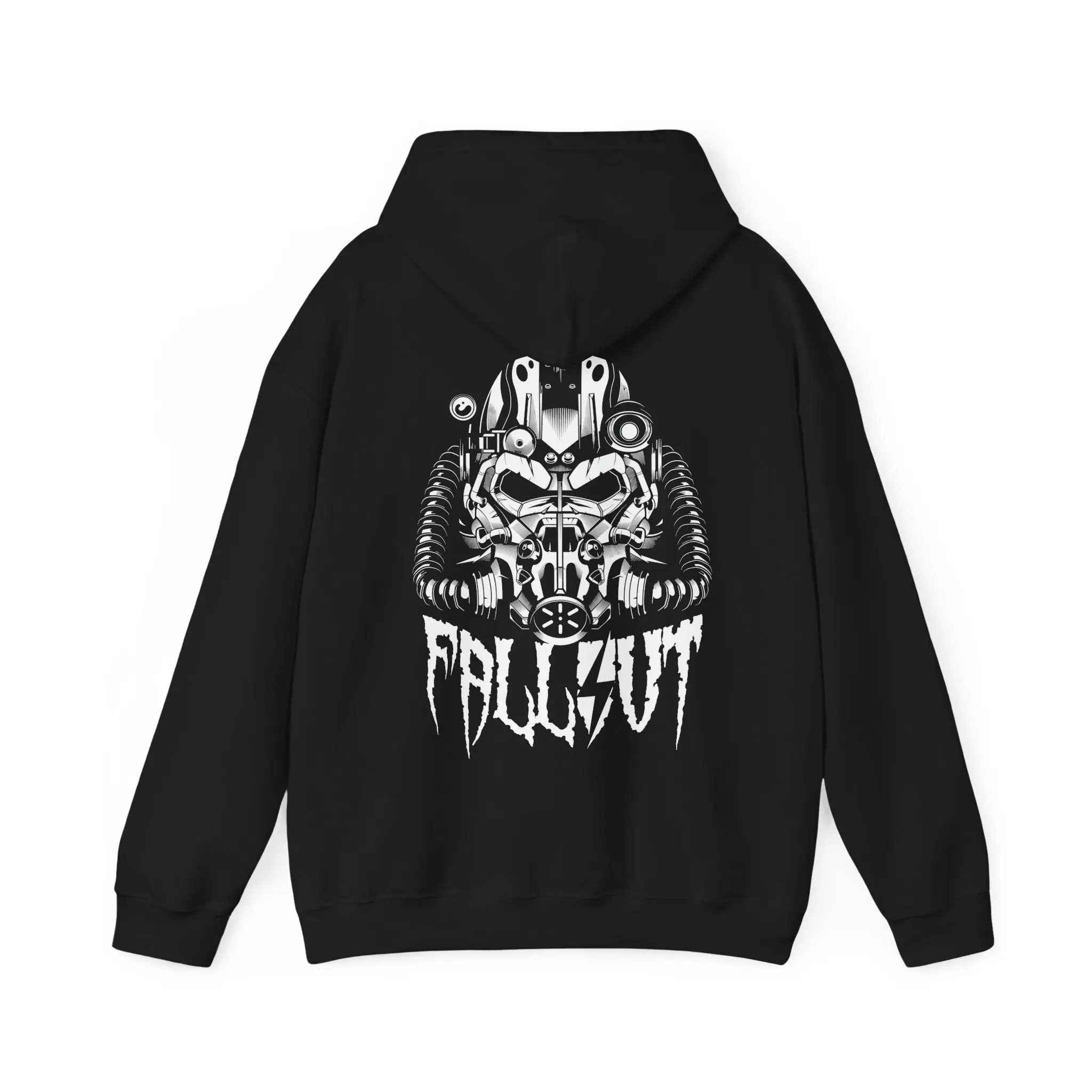 2 sides Fallout Helmet Hoodie Retro Sci-Fi Inspired Shirt, Fall Out Shirt