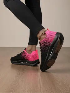 Women's Fashionable Colorblock Lace Up Low Top Athletic Shoes, Sporty Running Shoes, Casual Comfortable Breathable Sports Running Shoes, All-match Non-slip Sneakers for Daily Wear