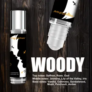 Fragrantshare Men's Roll-On Cologne - Alcohol-Free Pheromone-infused Perfume Oil, Long-Lasting Fruit scent, Portable Stick design for Day to Night Use - Office, Gym, Parties, Travel - Masculine Fragrance for Men, Party Scent, Sleek Packaging, Smooth Appl