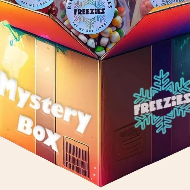 Freezies  Candy Box Snack for Birthday and Holiday Gifts - Bonbon giftbaskets snack bundle fun candy  variety