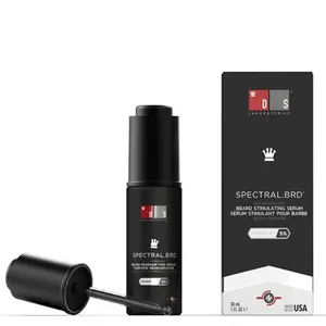DS Labs Spectral.BRD Beard Growth Serum for Men - Supports Thicker, Fuller-Looking Facial Hair, With Nanoxidil, Biotin, Niacinamide, Castor Oil & Hyaluronic Acid, Paraben-Free, 60mL