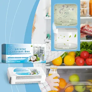 Refrigerator Deodorizing Box Home Refrigerator Freezer Deodorizing Cleaning Odor Removing Purifying Refrigerator Cleaner