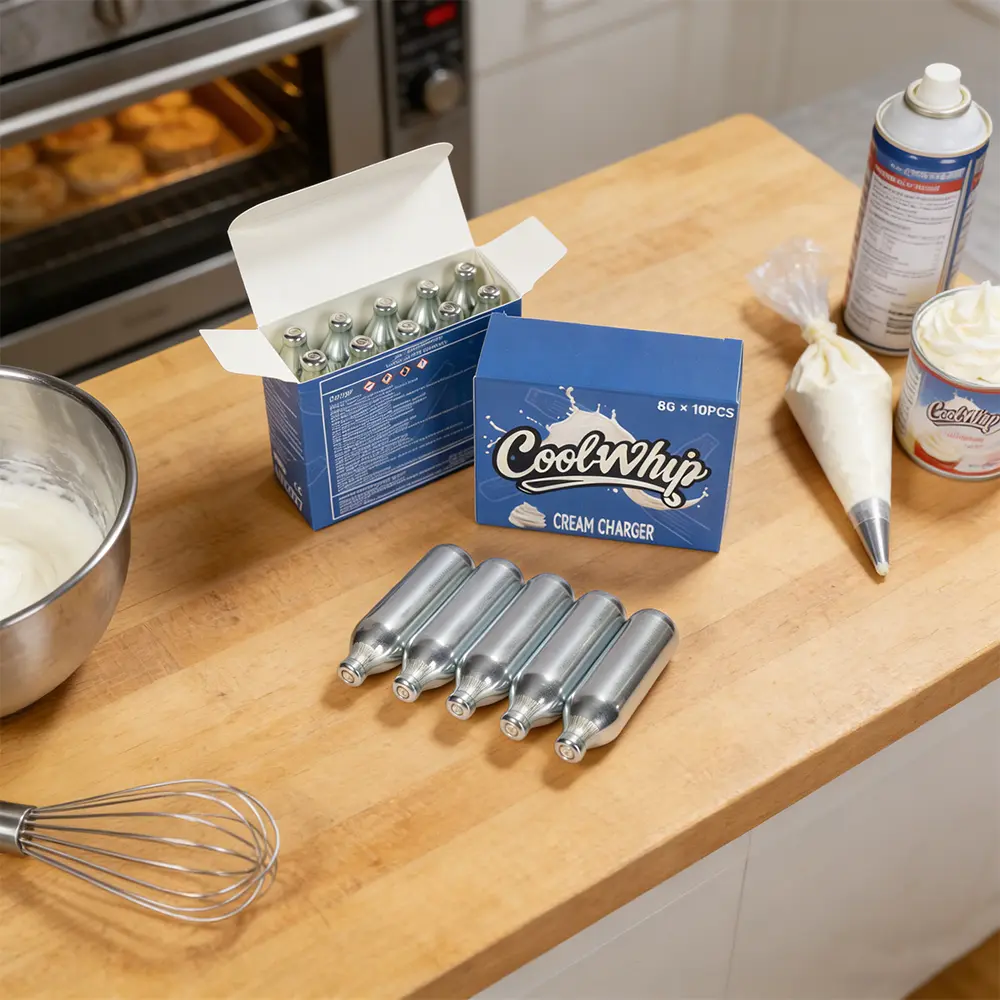 Hestselling 5 case 10PCS/case CoolWhip Cream Charger Dispenser Gas
