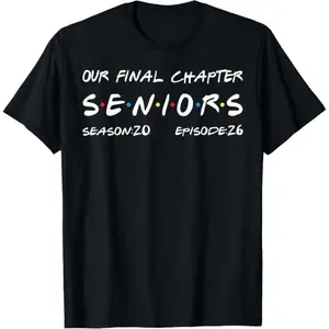 100% Cotton Unisex Our Final Chapter Seniors 2026 Graduation Senior 2026 T-Shirt Casual Graphic Printed Vintage Tshirt graphic t-shirts