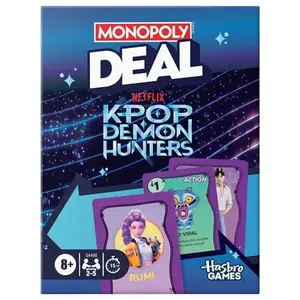 KPop Demon Hunters Monopoly Deal Card Game