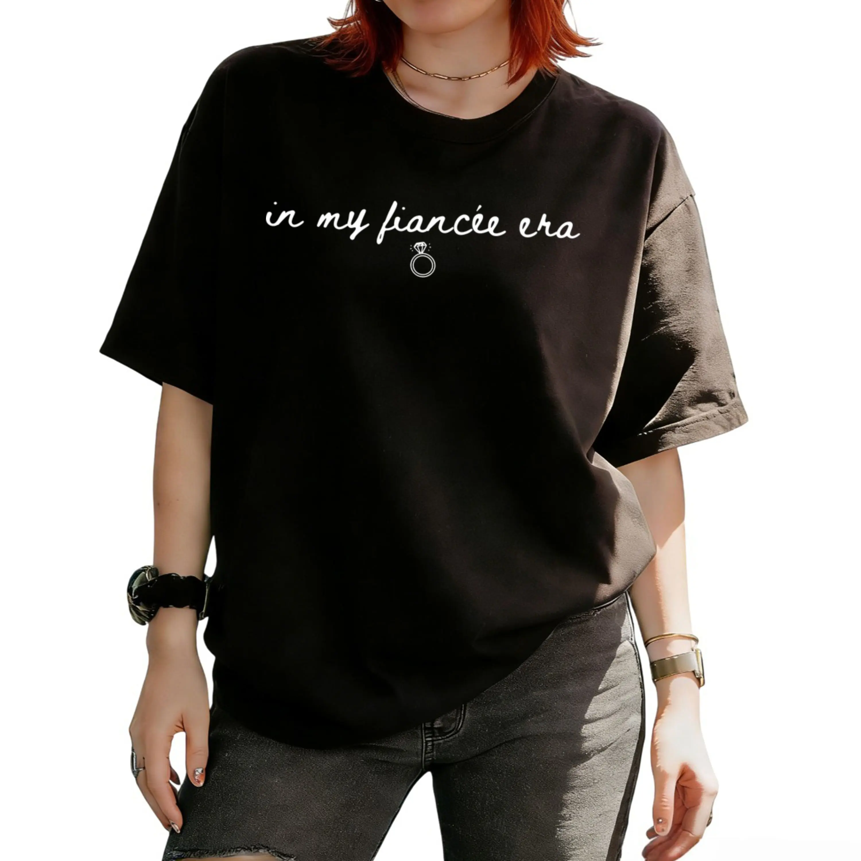 In My Fiancée Era TShirt, Engaged Shirt, Future Mrs. Shirt, Engagement, Bridal Shower Bride Shirt, Bachelorette Tee,、