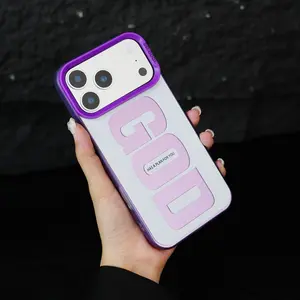 The Lord's Plan Pattern IMD Laser Phone Case iPhone 17 Air 16 15 14 Plus 13 12 11 Pro Max Plus XR XS Samsung Galaxy S25 S24 S23 S22, equipped with military grade anti drop, shockproof, fashionable and simple phone case-ZQ71
