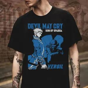 Vergil Devil May Cry shirt, Devil May Cry Anime Sweatshirt, Hoodie,
