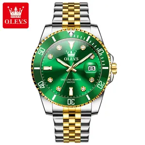 Celebrity Recommended Brand 2025 New Product OLEVS Flagship Genuine Trendy Luminous Waterproof Men's Waterproof Multifunctional Watch 9809