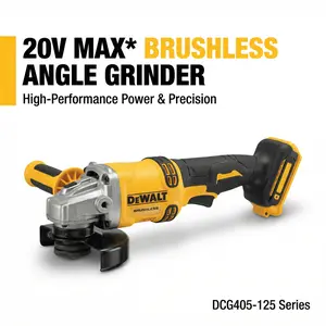 DeWalt DCG405-125 20V Angle Grinder With M14 Spindle For Metal Cutting And Grinding