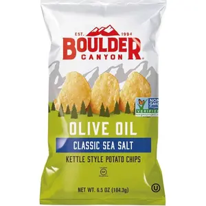 Olive Oil Kettle Chips, Classic Sea Salt, 5.25 oz