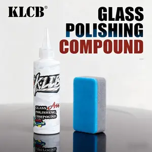 Car Glass Polish Kit - Auto Detailing Gloss Agent, Removes Wiper Damage/Fine Scratches/Water Spots, Rain Repellent & Anti-Soil