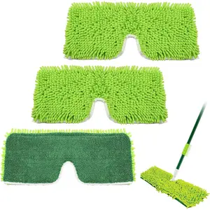 3 Pack Mop  Replacement for Libman 18" 2-Sided Microfiber Dust Mop, Washable &  Mop Pad Refills for Libman Flat Mop for Indoor & Outdoor Flooring, Bedrooms, Kitchens, Living Rooms