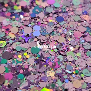 Fireworks in Tokyo™ Chunky Glitter - Purple Glitter