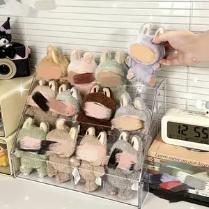 Blind Box Figure Storage Rack, Ladder Style Multi-layer Display Rack, Desktop Display Stand for Figurines & Collectibles, Three-layer Storage Organizer Box