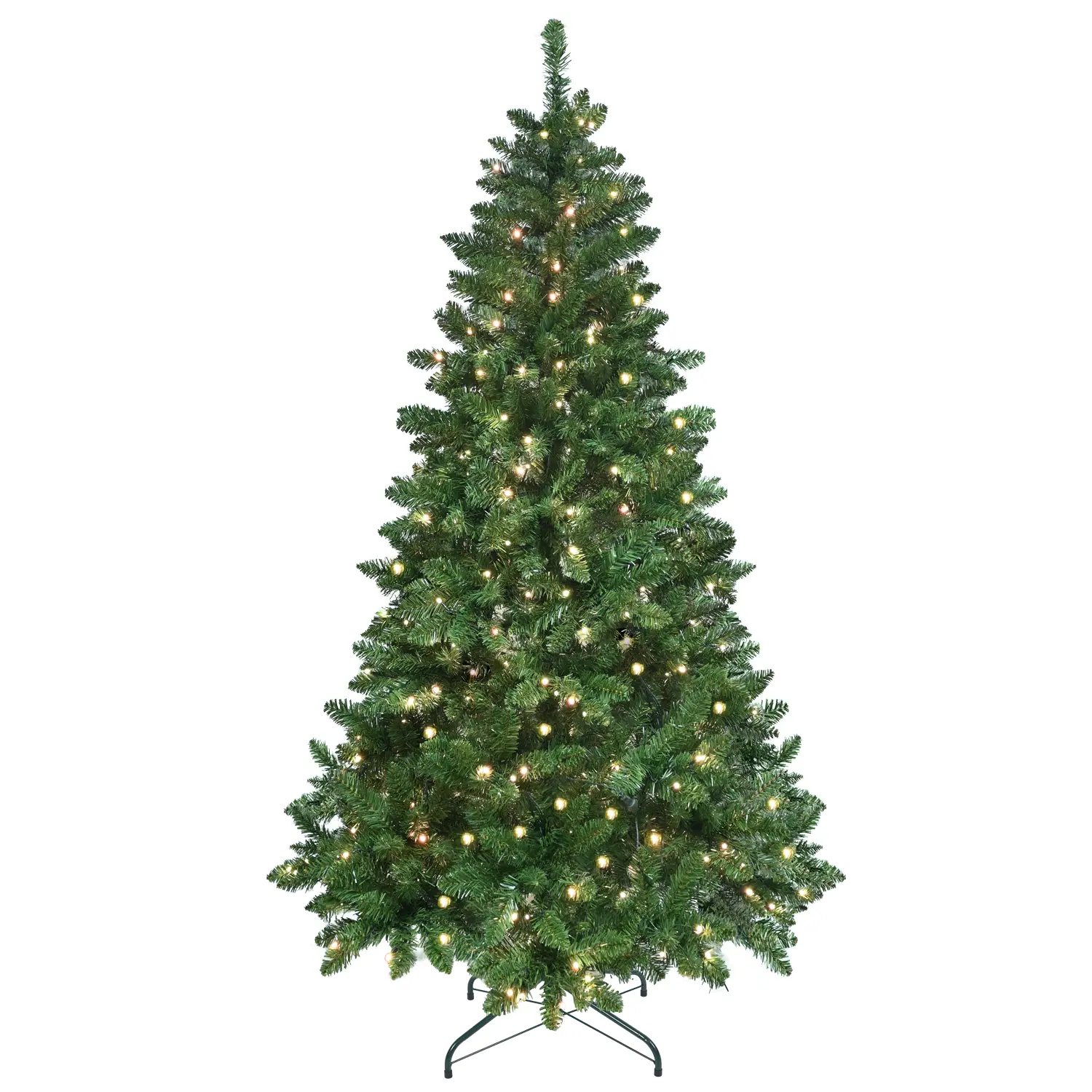 Yinuo Candle 7ft Pre-lit Artificial Christmas Tree with 400 WiFi RGB LED Lights - Green/Colorful Twinkle Lights, 1063 Tips