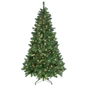 Yinuo Candle 7ft Pre-lit Artificial Christmas Tree with 400 WiFi RGB LED Lights - Green/Colorful Twinkle Lights, 1063 Tips