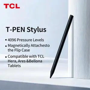TCL T-Pen Stylus for NXTPAPER 14, NXTPAPER 11 Gen 2 & Other Series, Digital Pen with 4096 Pressure Levels, Ultra-Low Latency, Extended Battery Life, Replaceable Tip, Black