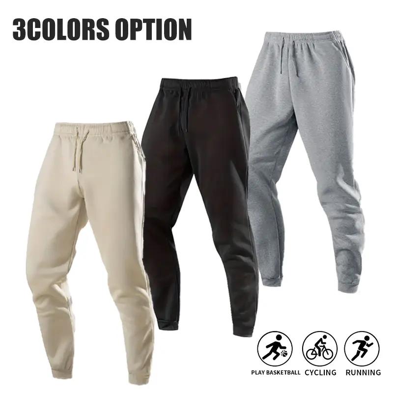 Men’s athletic compression joggers, 1-pack — versatile casual long pants for gym workouts and outdoor running training backtoschoolshopping
