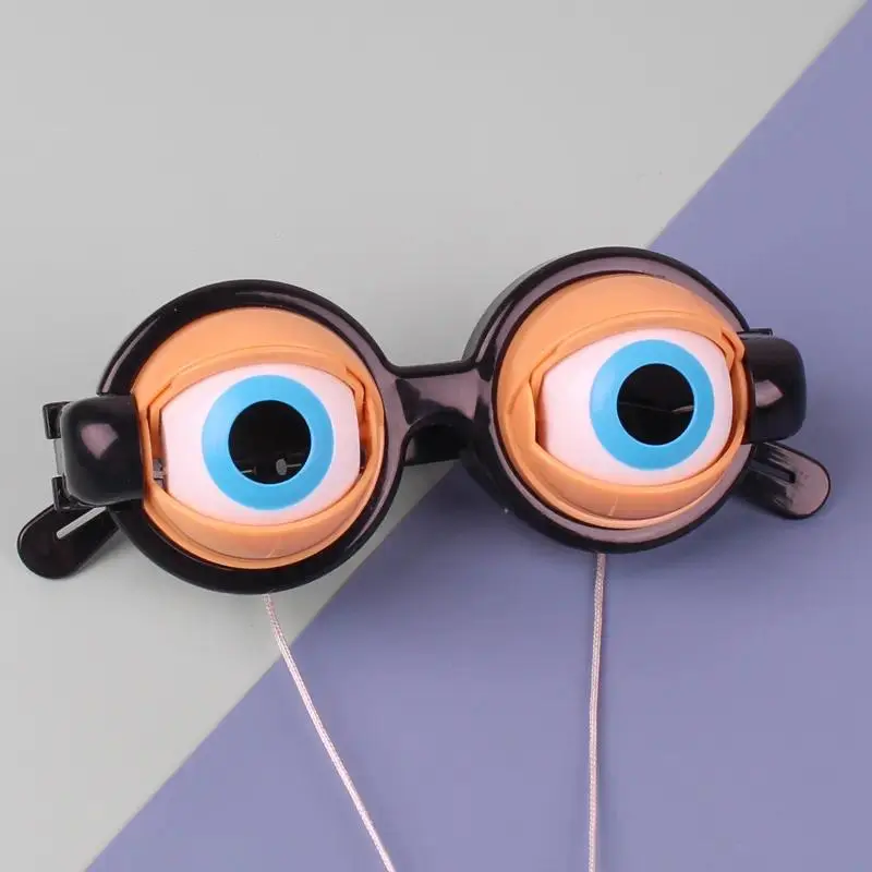 Fun and quirky glasses, suitable for children, creative prank toy, Easter, Christmas, and birthday gift, novelty and funny gadget, game accessory, suitable for party supplies.