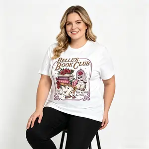 Belle's Book Club T-Shirt, Tale As Old As Time Belle’s Book Cafe Tee, Belle Princess Book Tee, Book Lover Gift