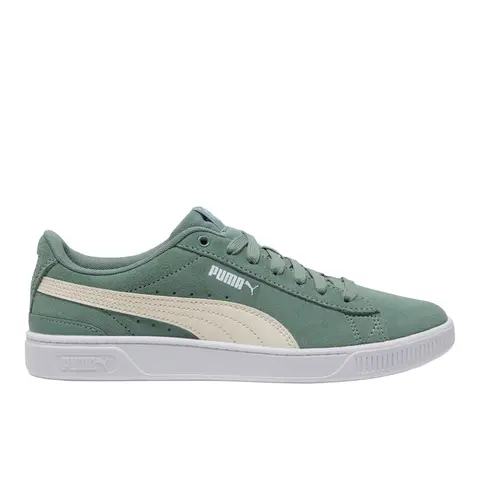 PUMA Womens Vikky V3 Wide Lace Up Sneakers Shoes Casual - Green