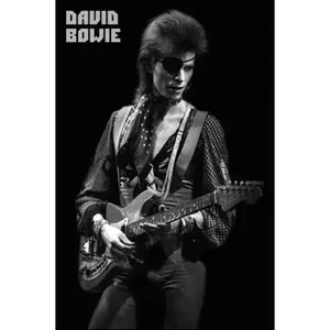David Bowie Guitar Poster