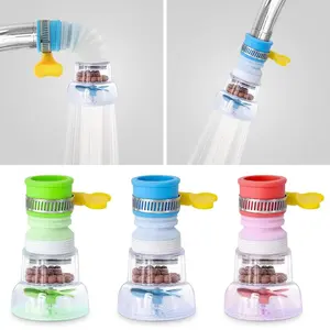 3 Count Faucet Filter Set - Water Faucet Extenders 360 Rotating, Adjustable Water Purifier for Sink (0.83 x 2.6 x 1.85), Easy to Install and Store, Reduce Water , Good for Kitchen and Bathroom