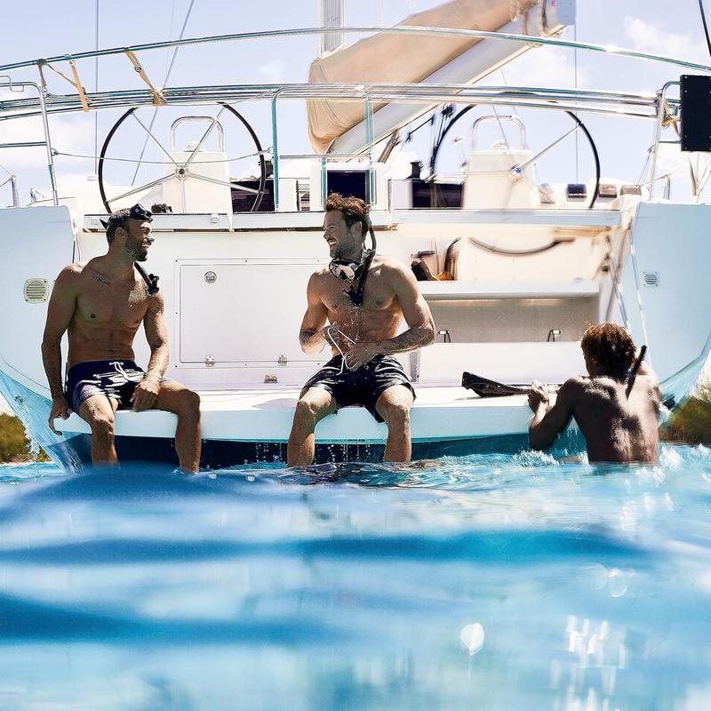 Nautica Pure Blue Eau de Toilette, Fougere Aromatic Marine Fragrance, Vegan Formula, Long-Lasting Scent, 3.3oz