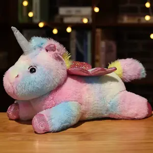 Toys & Hobbies Stress Relief Electronic Unicorn Plush Toy – LED Light Glowing Doll