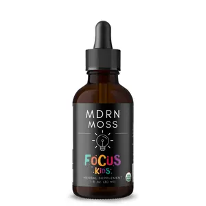 MDRN Moss Focus Supplements for KIDS | Neuro Focus Herbal Blend for Cognitive Support | 1 fl. oz. (30ml)
