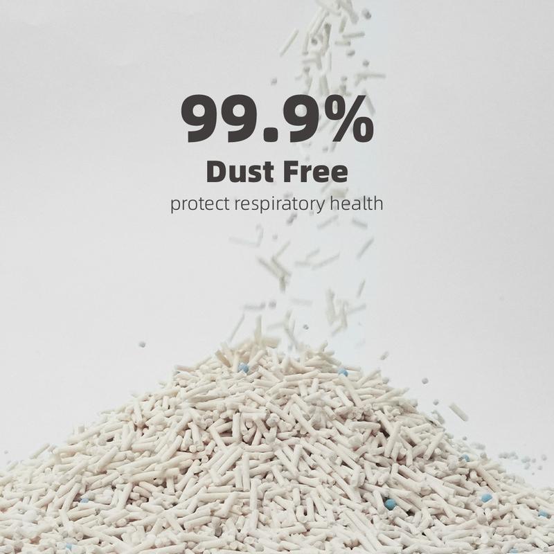 ZuttoNyan 5-in-1 Tofu Mixed Cat Litter,Fast Clumping,Dust Free,Low Tracking,Odor free,Flushable