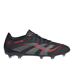 adidas Mens Predator Pro Firm Ground Soccer Cleats  - Black, Grey