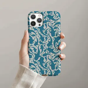 Vintage Whale Shark Phone Case for Iphone 11-17 Samsung Galaxy S21- S25
