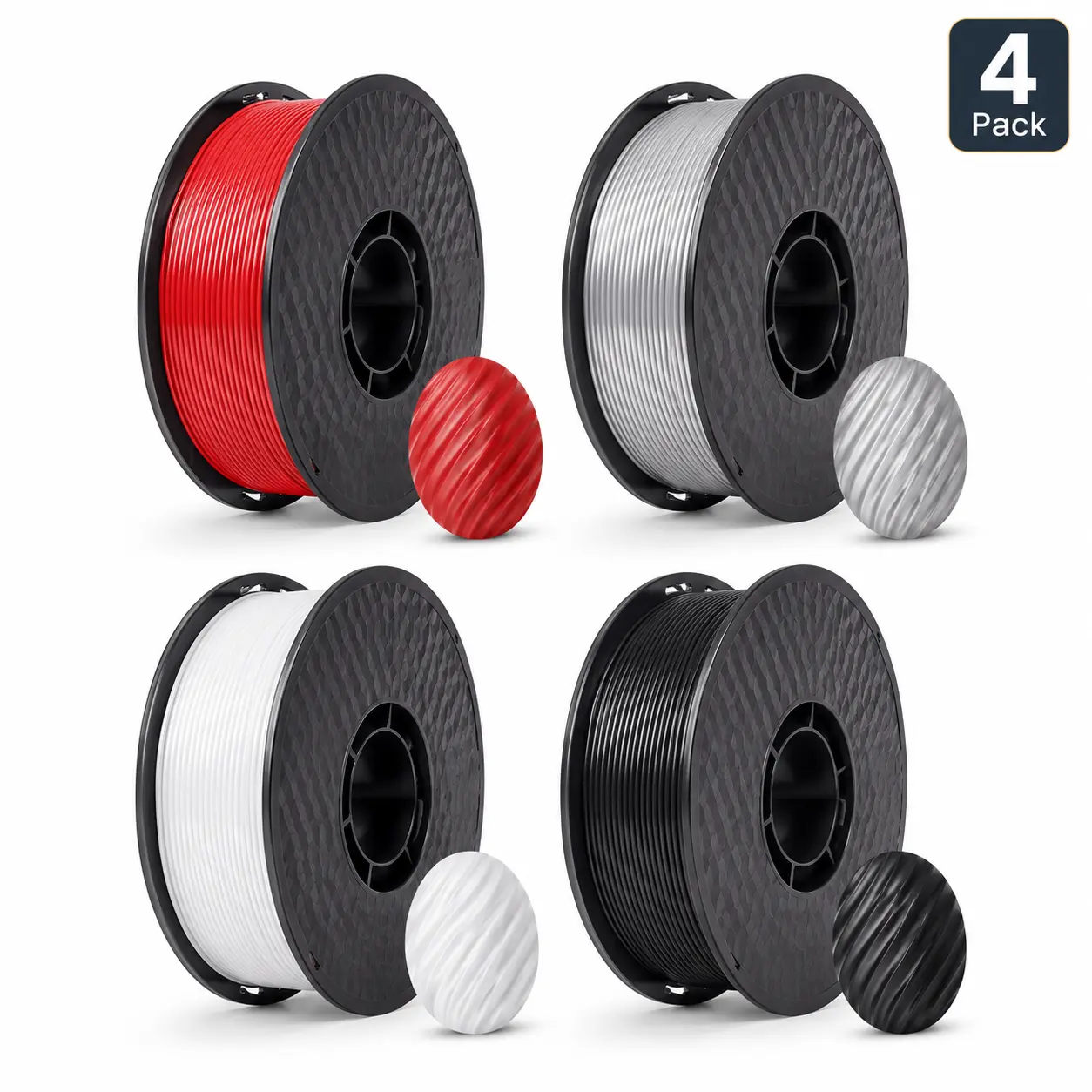 Vynderlab PLA Filament 1.75mm 250g, Custom Color 4/6/8 Pack, ±0.02mm, 3D Printer Filament