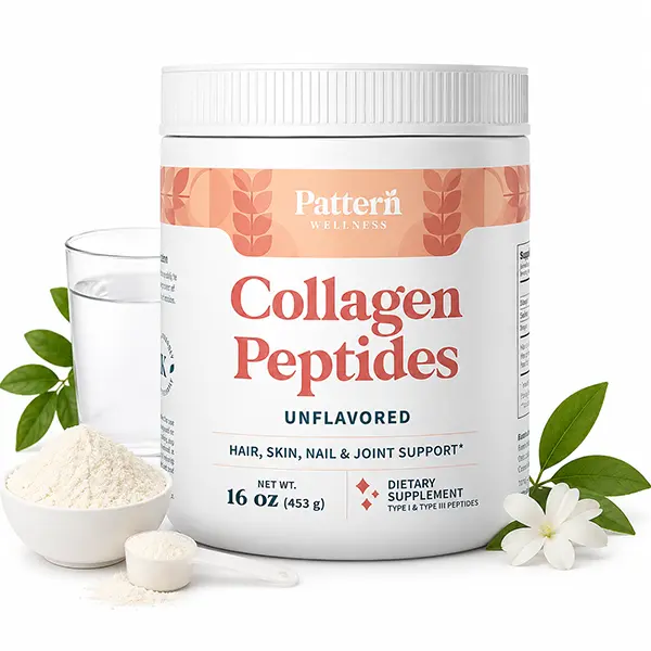 Collagen Peptides Powder Type I & III, Grass-Fed & Pasture-Raised Hydrolyzed Collagen, Supports Hair, Skin, Nails & Joint Health, Unflavored, Non-GMO, Dairy-Free, Keto-Friendly, 16 oz