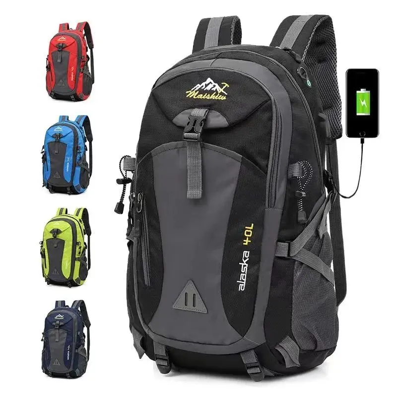 Anti-theft Mountaineering Waterproof Backpack Men Riding Sport Bags Outdoor Camping Travel Backpacks Climbing Hiking Bag For Men