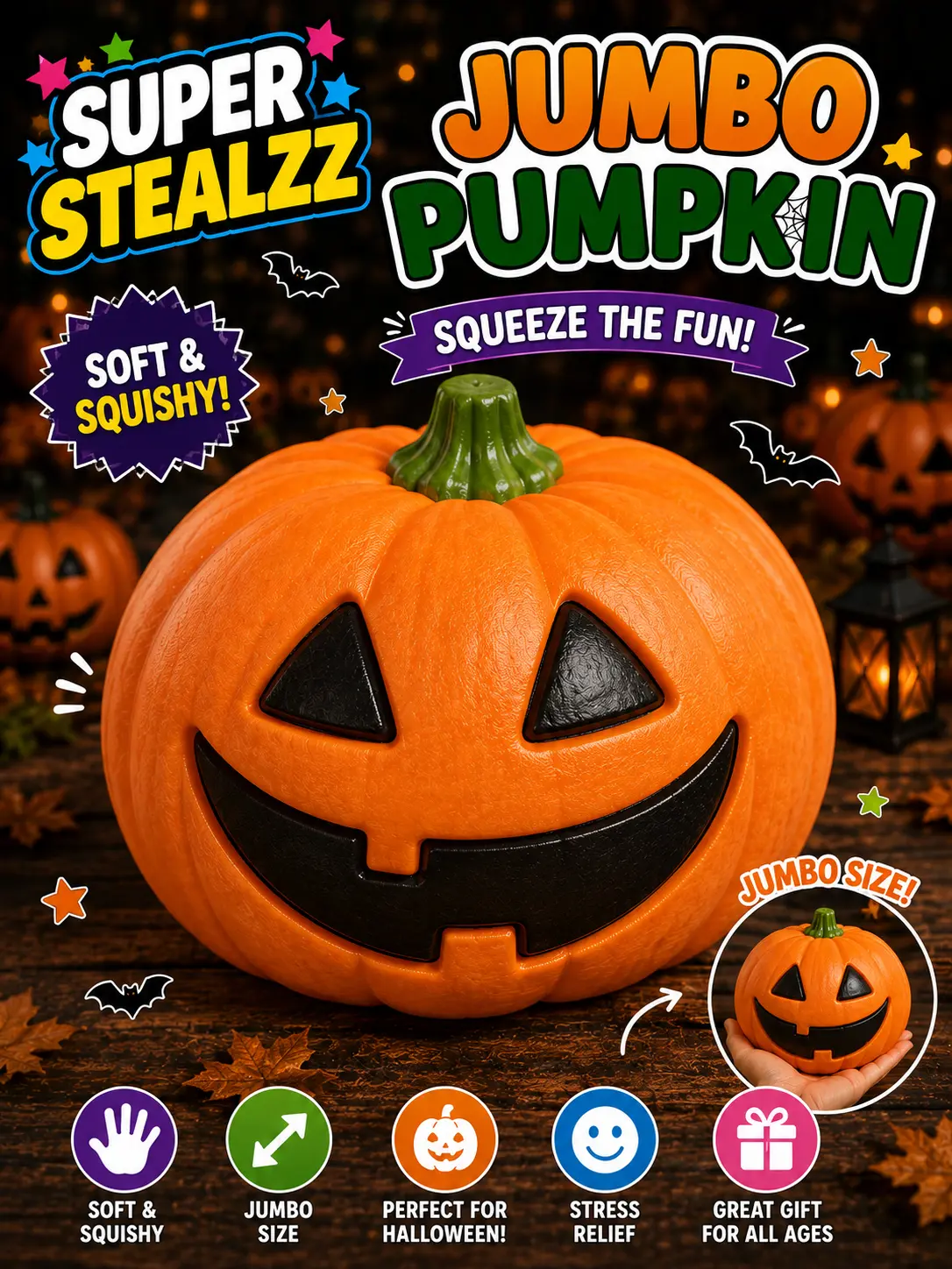 Super Stealzz- Jumbo Pumpkin
