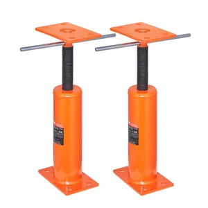 VEVOR House Floor Jacks, 2 Pack, 12"-16" Height Range, 9700 lbs Max Load Capacity Per Unit, Adjustable Support Beam Basement Jack Post Pole for Leveling, Steel Telescoping Jack for Temporary Support