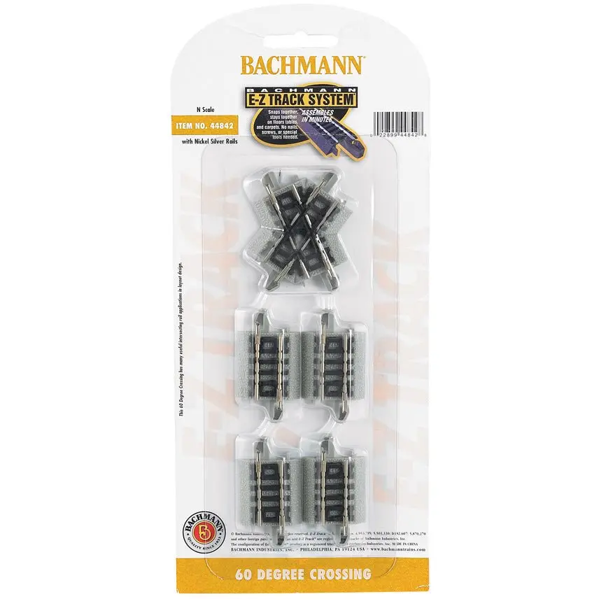 Bachmann 60 Degree Crossing Tracks (N Scale)
