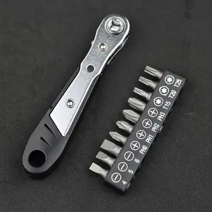 36-tooth Mini Ratchet Wrench Set, Ratcheting Wrench Set, 1 Set Compact Anti-slip Rust-resistant Steel Wrench with Screwdriver Head, Hex & Torx Sleeves, Two-way, Plum Blossom Sleeve, Hex Wrenches, Screwdriver Socket Combination