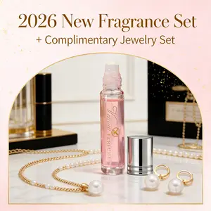 Women's Pheromone Perfume to Boost Allure, Long-Lasting Floral Fruity Woody Scent with Notes of Wild Berries, Jasmine & Cedar, Includes Jewelry Set, Boosts Allure